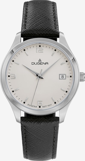 DUGENA Armbanduhr in schwarz / silber, Produktansicht