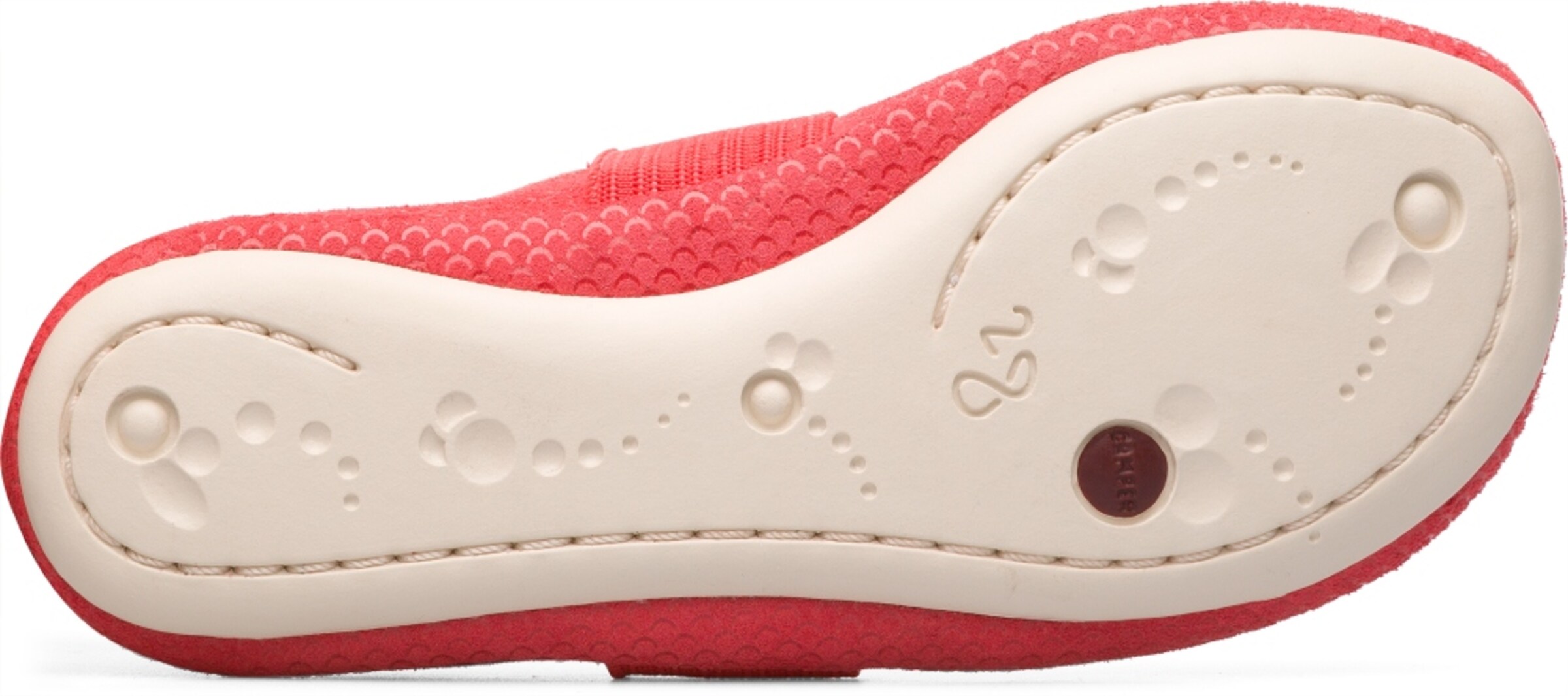 CAMPER Ballerina's 'Right' in Rood