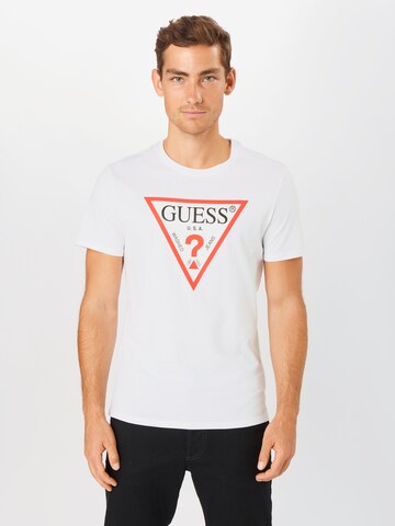 GUESS Regular Fit Bluser & t-shirts i hvid: forside