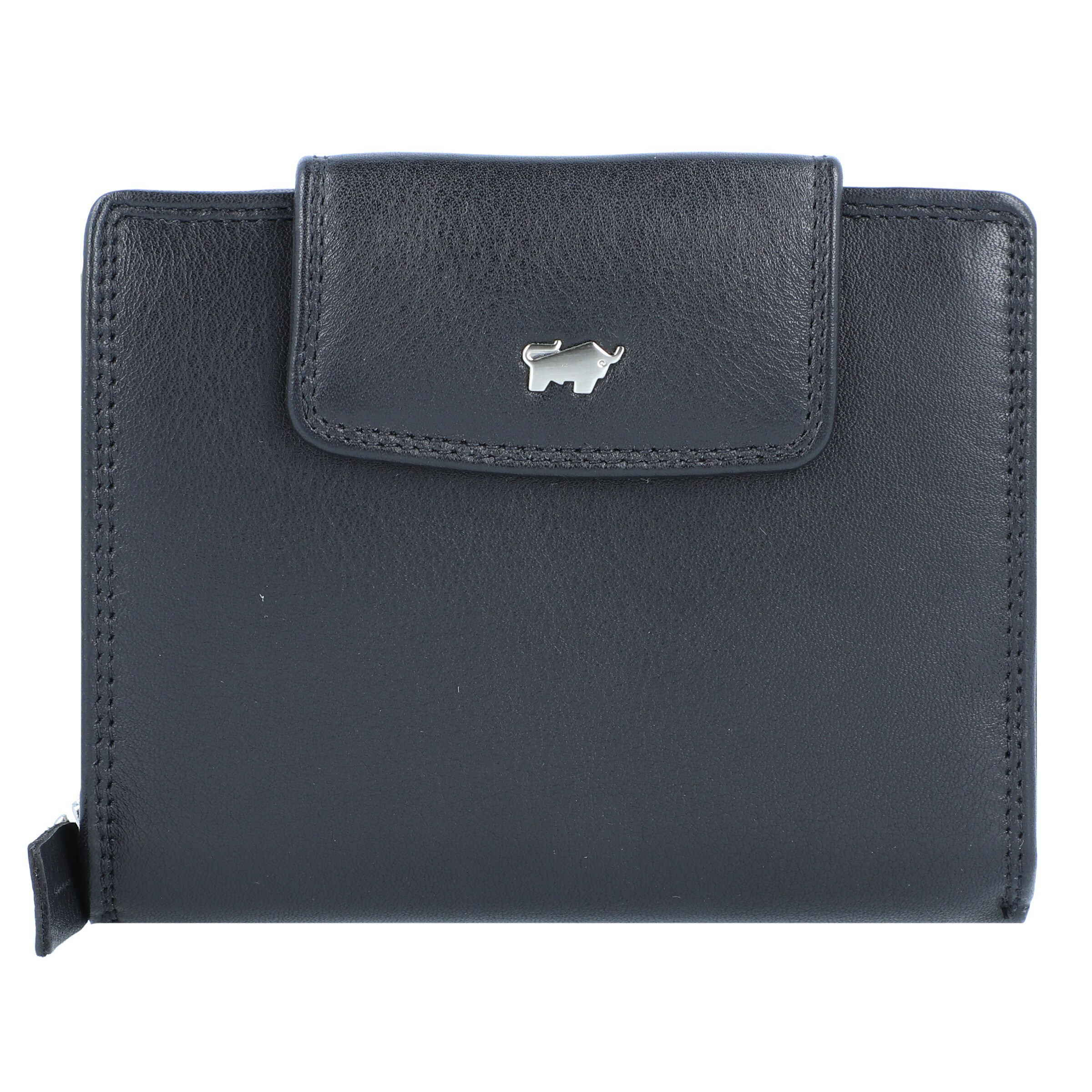 Portamonete 'Golf 2.0' di Braun Büffel in nero: frontale