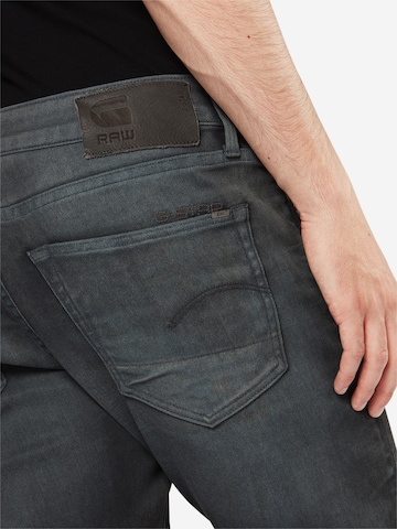 G-Star RAW - Slimfit Calças de ganga '3301 Slim' em cinzento