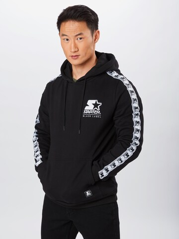 Starter Black Label Regular Fit Sweatshirt in Schwarz: Vorderseite