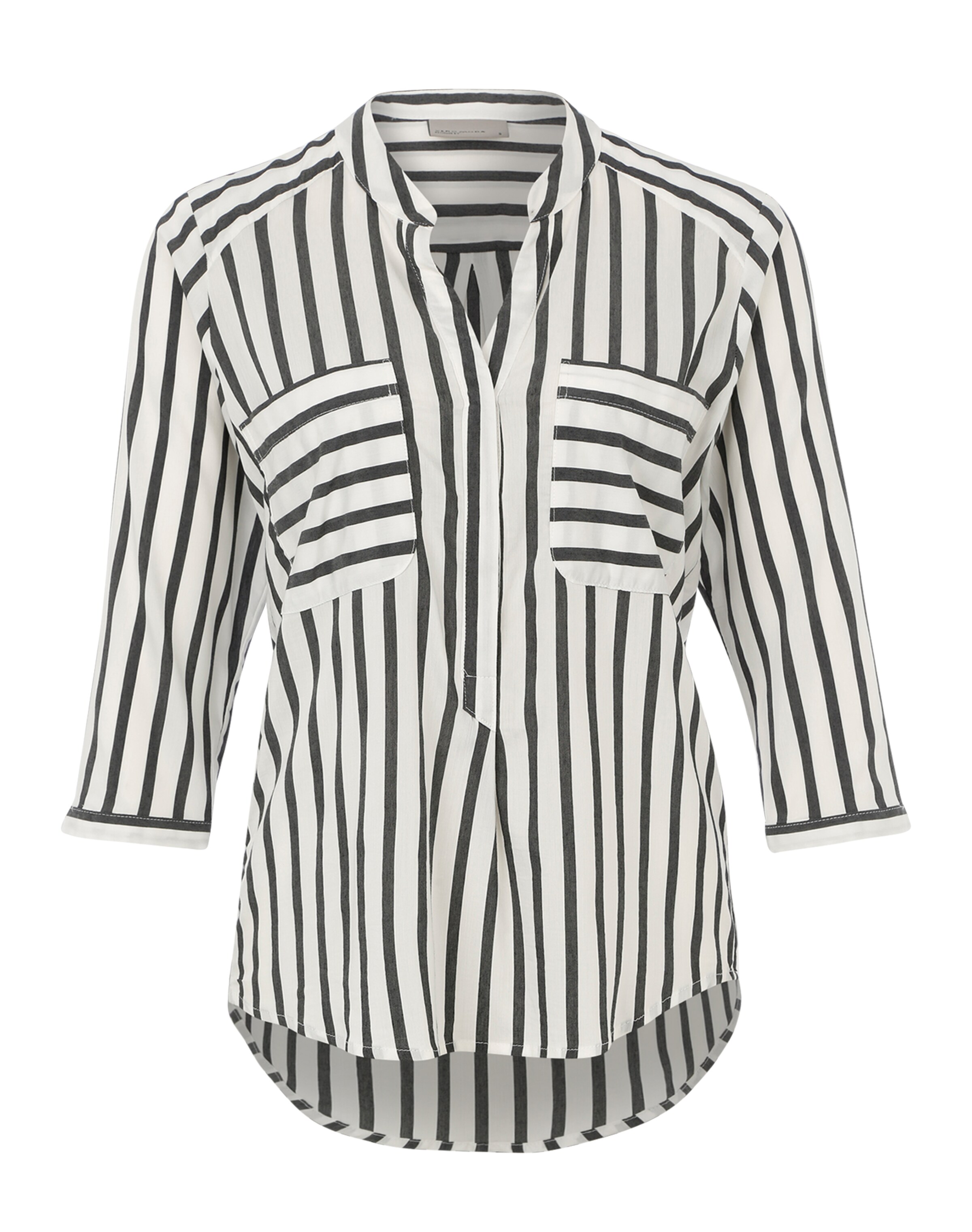 VERO MODA - Streifenbluse 'VMErika' in grau