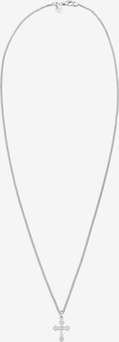 ELLI PREMIUM Necklace 'Kreuz' in Silver: front