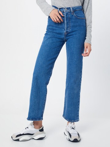 LEVI'S ® - Bootcut Calças de ganga 'Ribcage' em azul: frente