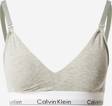 Calvin Klein Underwear Nursing Bra in Grey: front