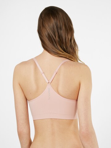 Bustier Soutien-gorge de sport 'Lea' ONLY PLAY en rose : derrière