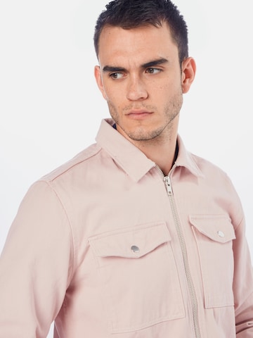 River Island - Regular Fit Camisa em rosa