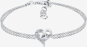 ELLI Bracelet 'Herz' in Silver: front