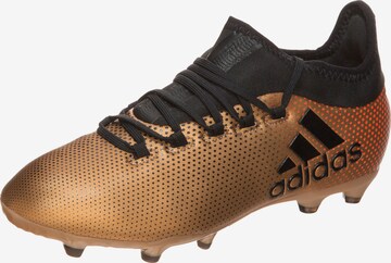 ADIDAS PERFORMANCE 'X 17.1 FG' Fußballschuh Kinder in Gold: predná strana