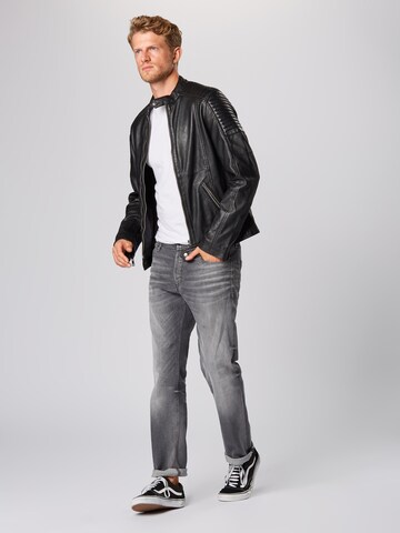 Regular Jeans 'Clark' de la JACK & JONES pe gri
