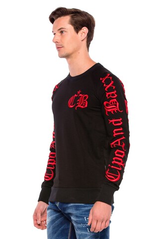 CIPO & BAXX Sweatshirt in Zwart