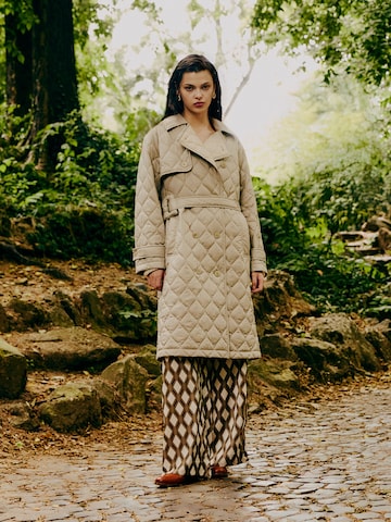 Beige Coat Look