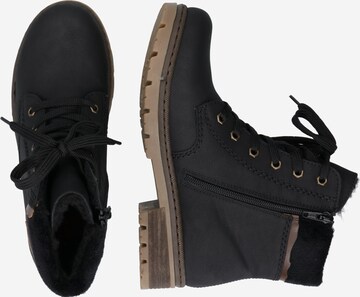 Rieker - Botines con cordones en negro