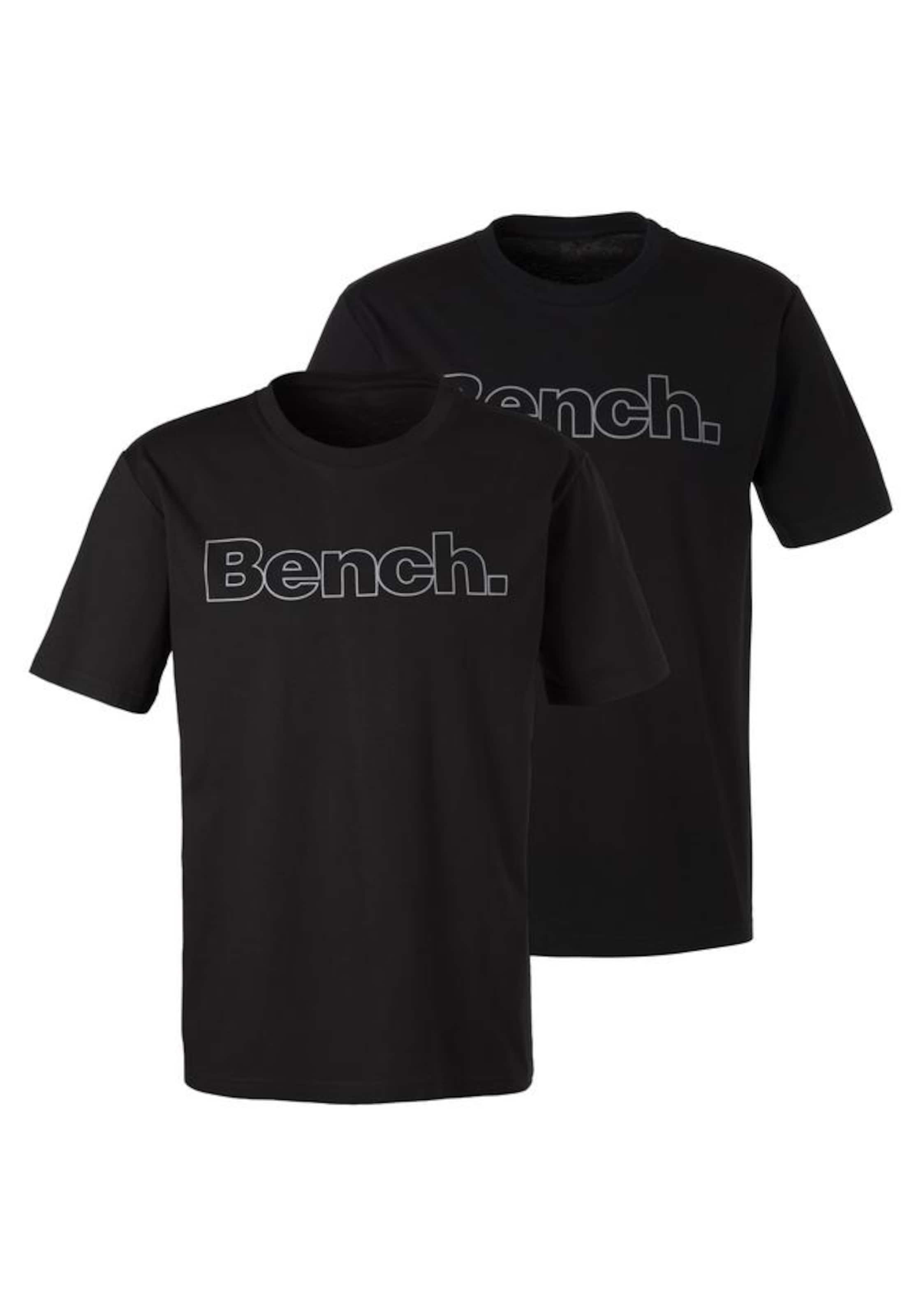 BENCH Футболка в Черный: спереди