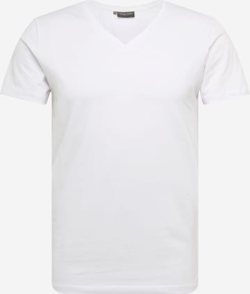Casual Friday T-Shirt 'Lincoln' in Weiß: front