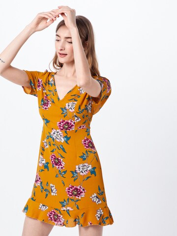 Boohoo - Vestido de verão em amarelo: frente