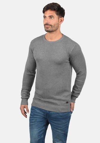 !Solid Sweater 'Karl' in Grey: front