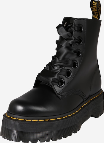 Bottines à lacets 'Molly' Dr. Martens en noir : devant