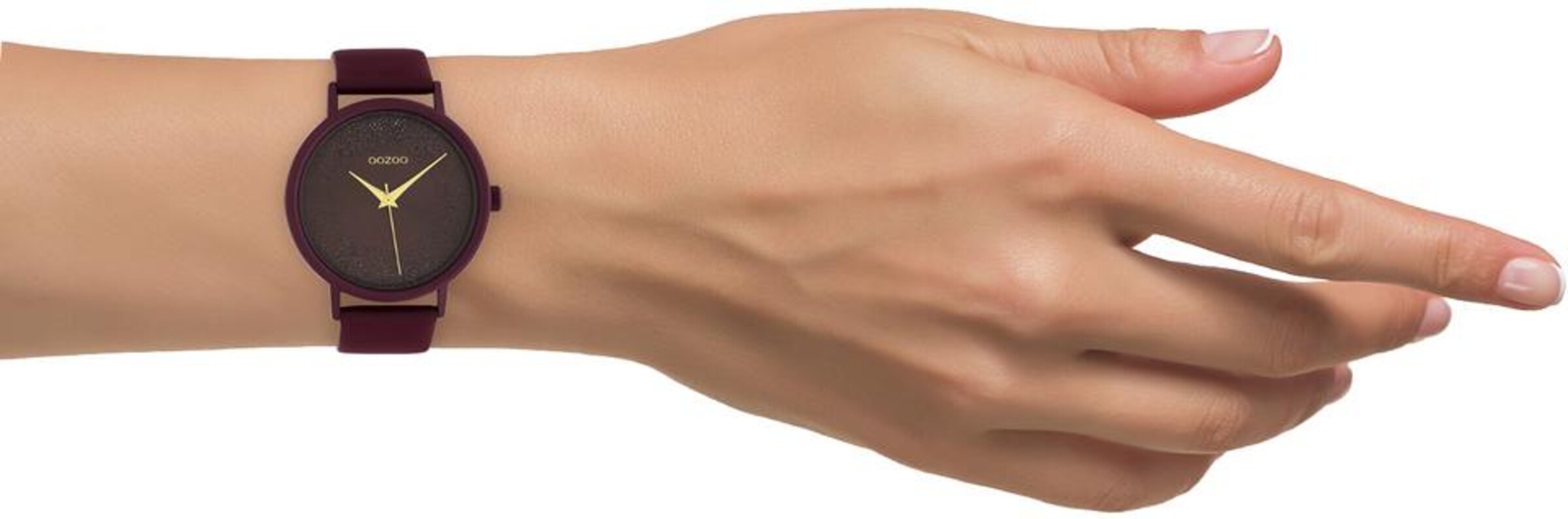 OOZOO Analog Watch in Red