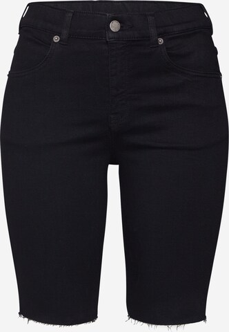 Dr. Denim Skinny Jeansshorts 'Lexy' in Schwarz: predná strana