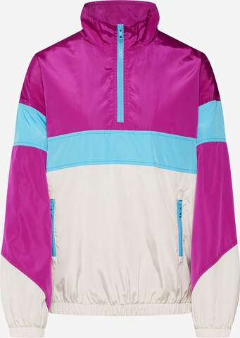 Urban Classics Between-Season Jacket in Purple: front