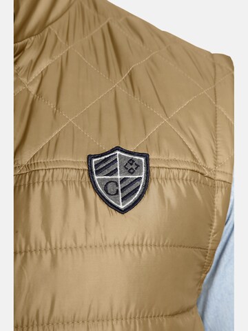 Charles Colby Bodywarmer 'Duke Liam' in Beige: voorkant