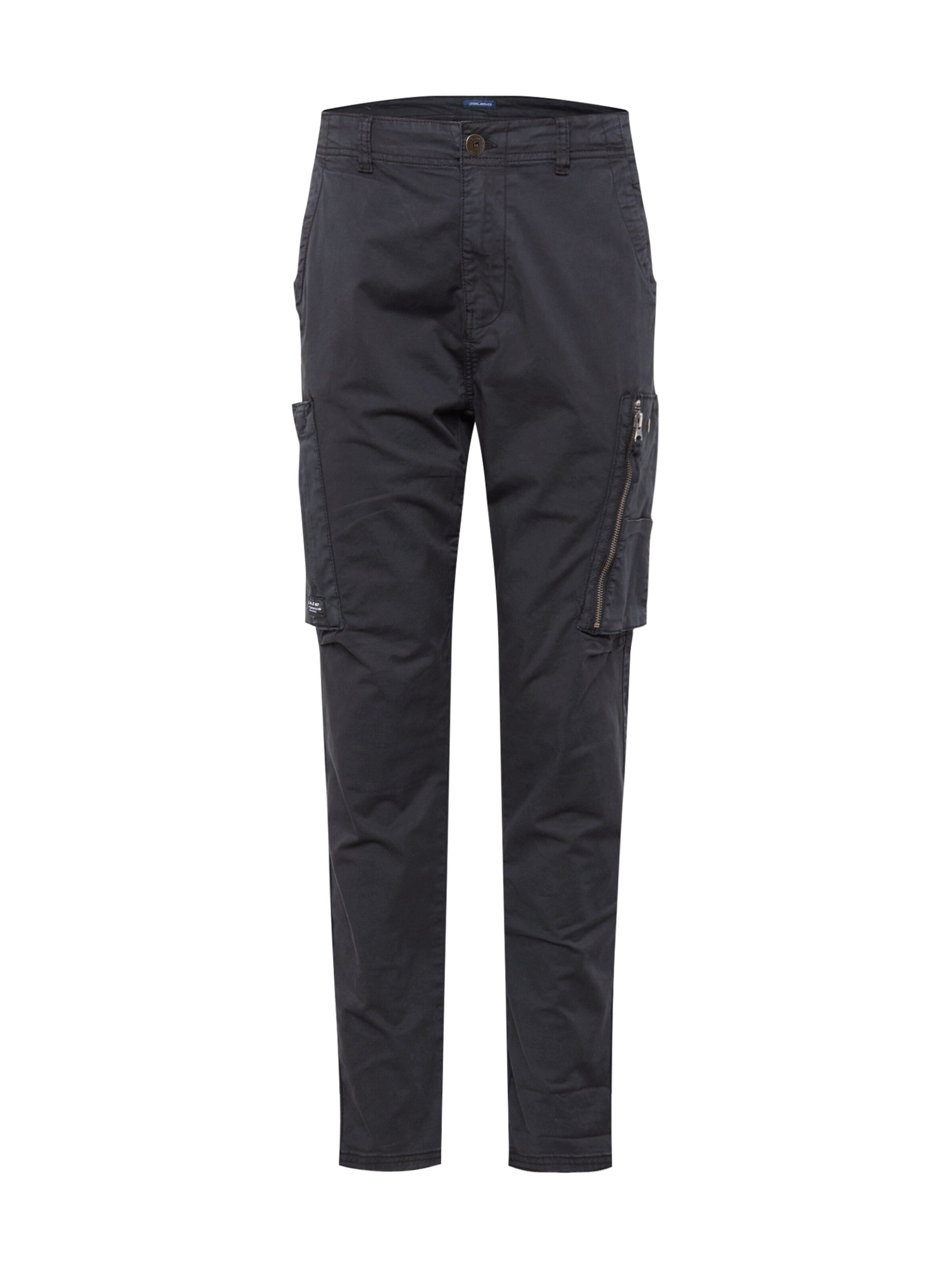 dark grey cargo trousers