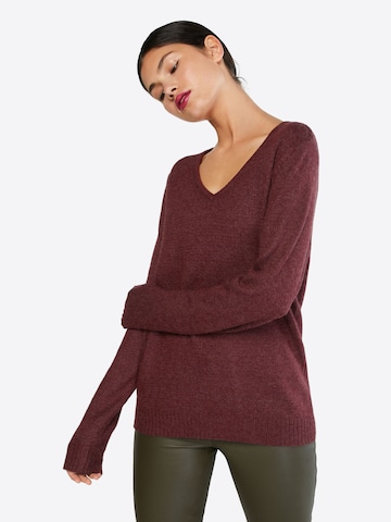 VILA Sweater 'Ril' in Red: front