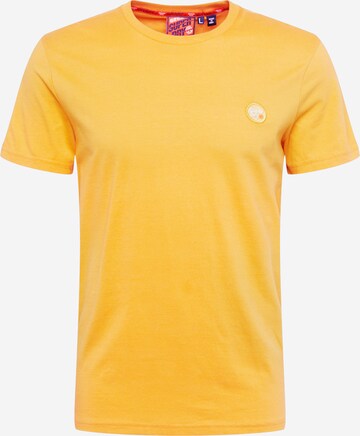 T-Shirt Superdry en jaune : devant