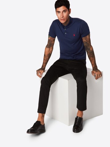 Coupe slim T-Shirt Polo Ralph Lauren en bleu