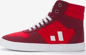 Ethletic Sneakers hoog in Rood