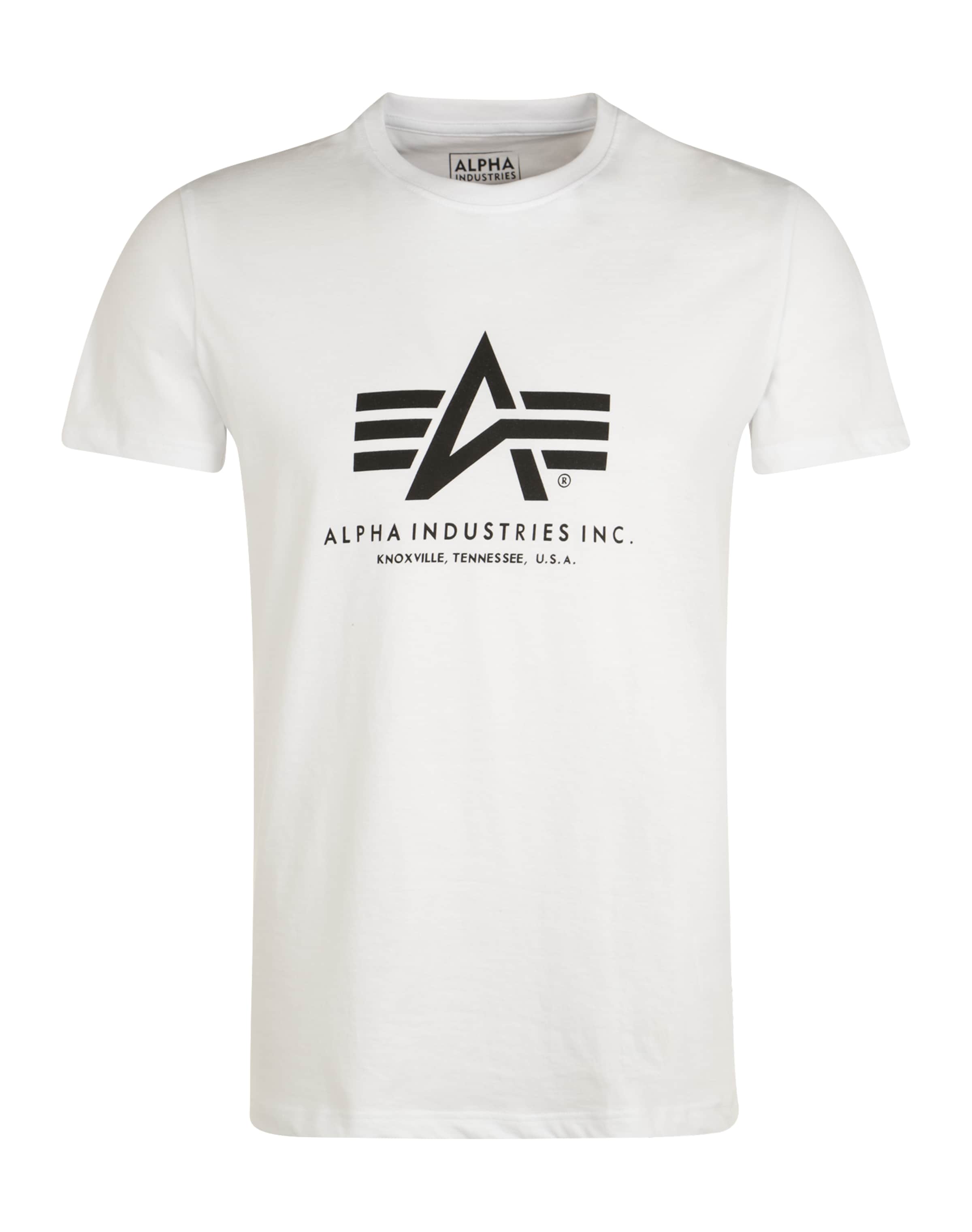 ALPHA INDUSTRIES Bluser & t-shirts i hvid: forside