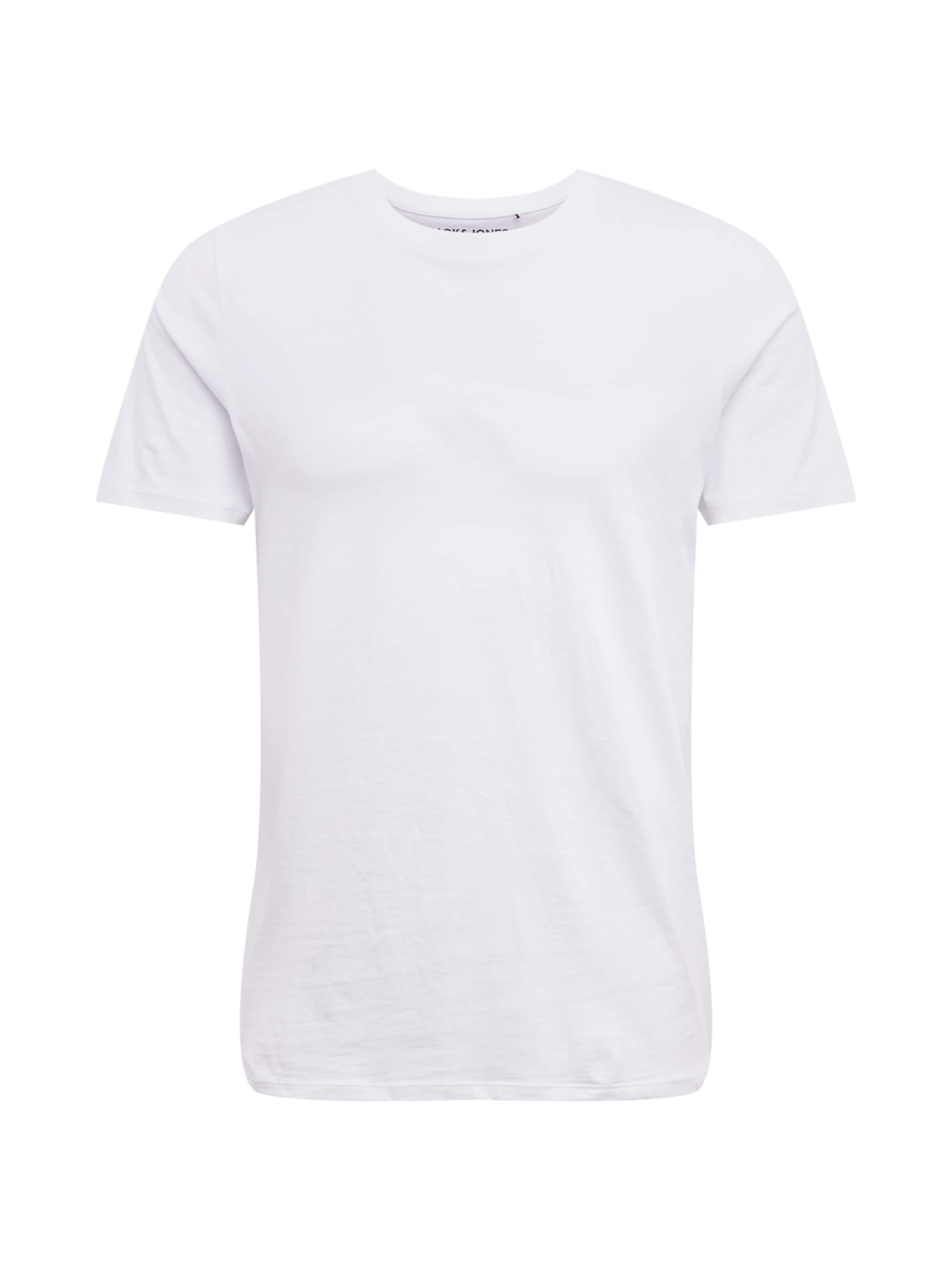 JACK & JONES Slim Fit Bluser & t-shirts i hvid: forside
