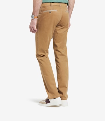 Meyer Hosen Slim fit Chino Pants 'Diego' in Brown