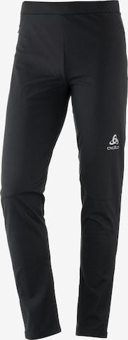 ODLO Regular Workout Pants 'Aeolus' in Black: front