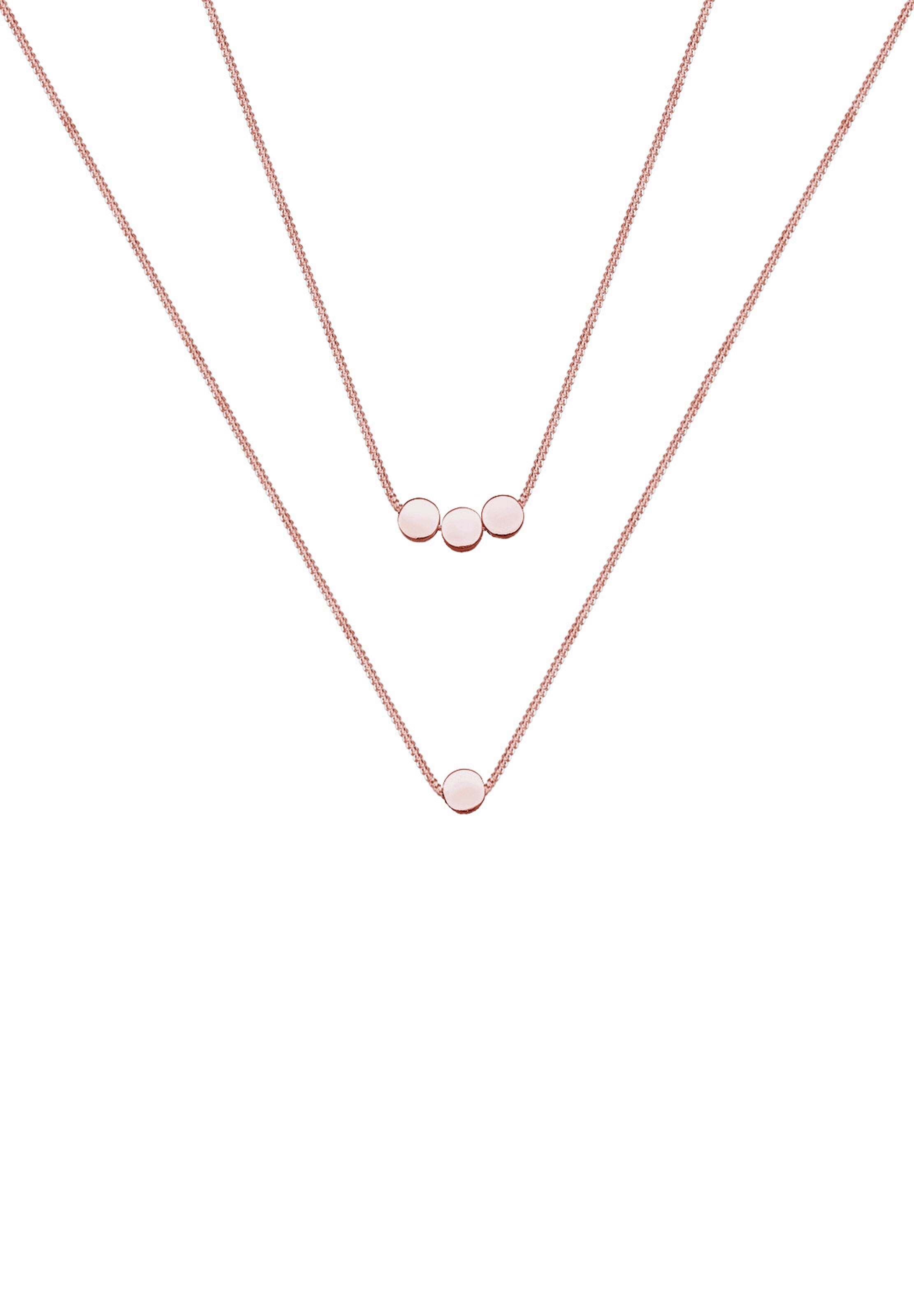 ELLI Necklace 'Kreise, Geo' in Gold