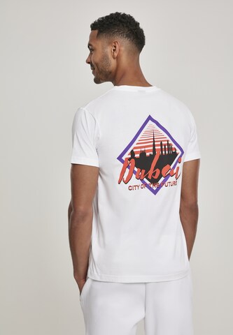 Mister Tee Shirt 'City Of The Future' in Wit