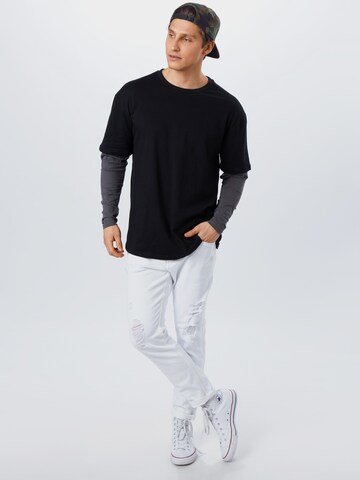 Urban Classics Regular fit Shirt in Black