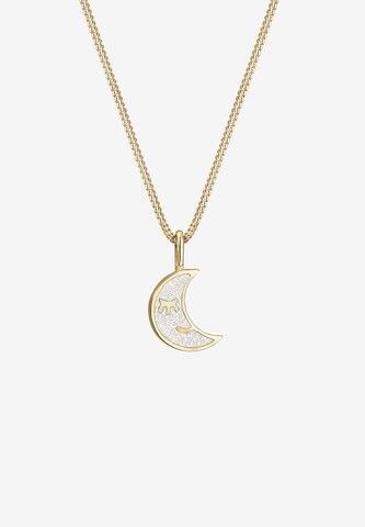 ELLI Kette 'Astro, Halbmond' in Gold