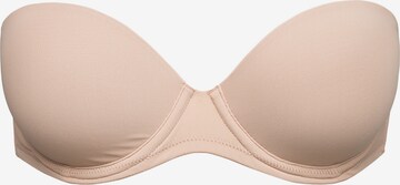 Calvin Klein Underwear Balconette Melltartó - bézs: elől