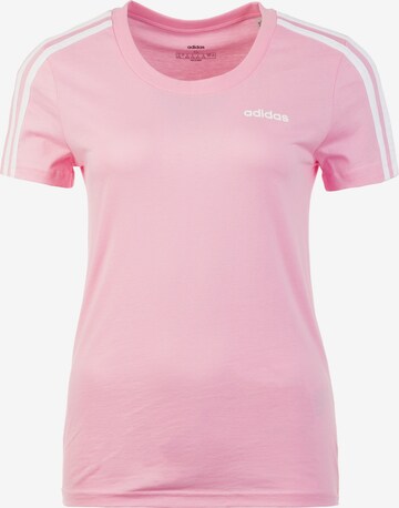 ADIDAS PERFORMANCE Sportshirt 'Essentials 3S' in Pink: predná strana