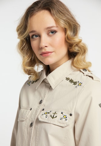 DREIMASTER - Chaqueta de entretiempo en beige: frente