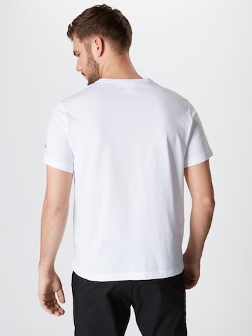 T-Shirt Champion Reverse Weave en blanc : derrière