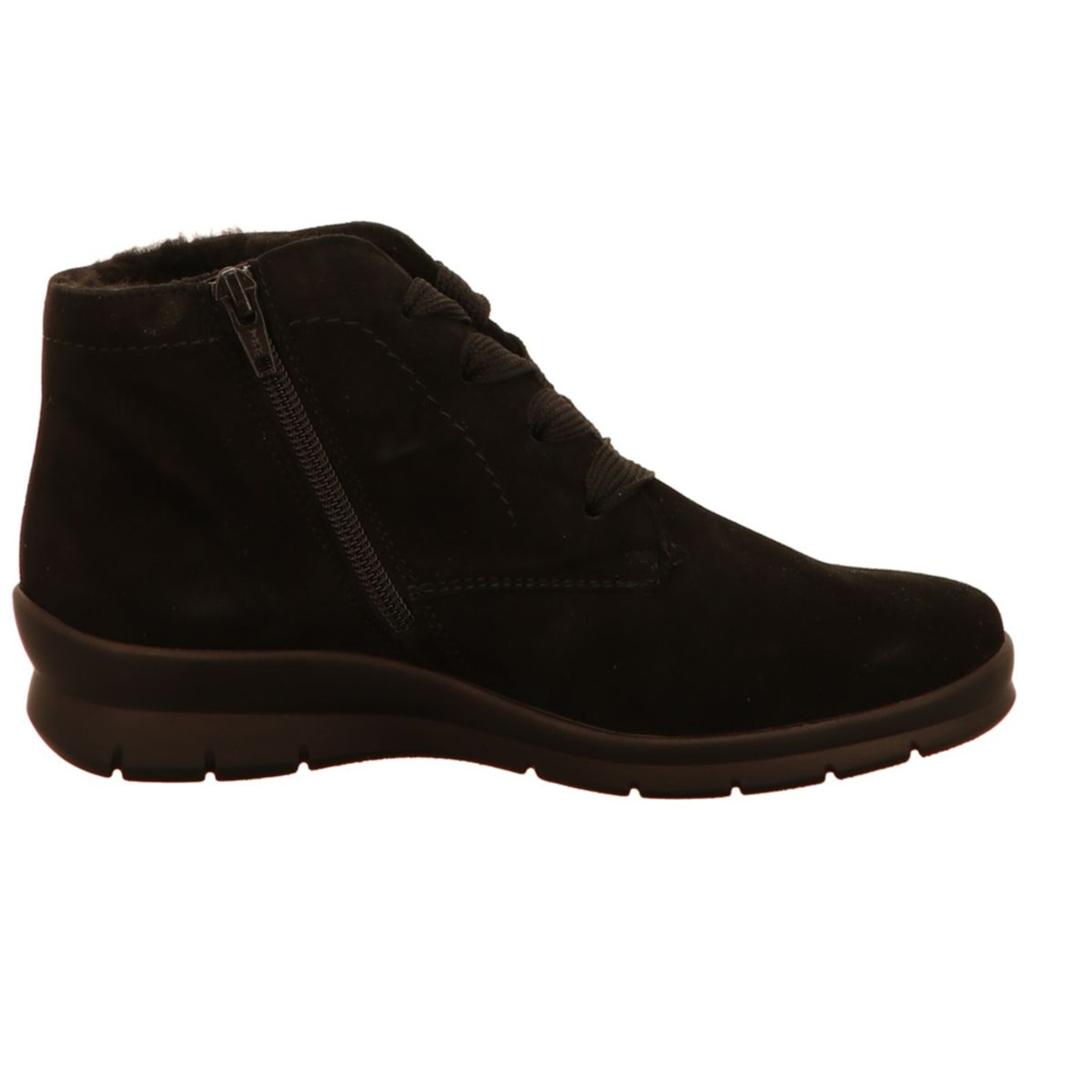 SEMLER Lace-Up Ankle Boots in Black