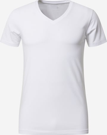 SEIDENSTICKER T-Shirt 'Schwarze Rose' in Weiß: predná strana