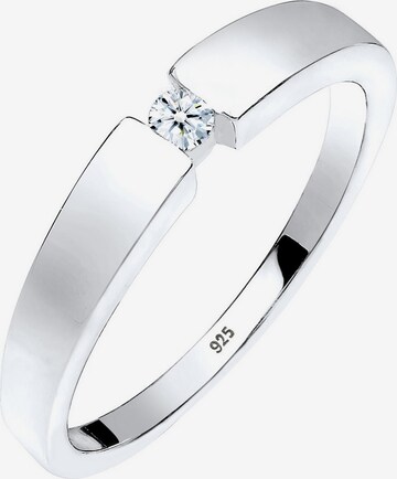 Elli DIAMONDS Ring 'Ella' in Silver: front