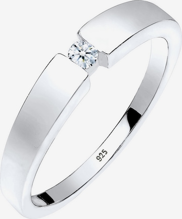 Elli DIAMONDS Ring 'Ella' in Silber: predná strana