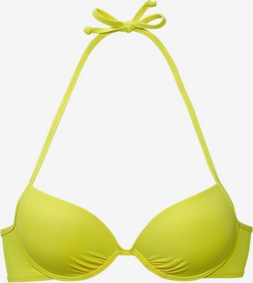 BUFFALO Góra bikini 'Happy' w kolorze żółty: przód