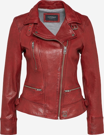 Veste mi-saison OAKWOOD en rouge : devant